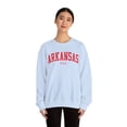 thumbnail image 4 of Arkansas Sweatshirt Gifts Crew Neck Shirt Long Sleeve Unisex, 4 of 7