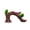Brown, variant on 1 Pcs Resin Miniature Showpieces Decorative Figurines For Home Living Room Shelf Styling Gifting Miniature Tree Artificial Model Fairy Garden Tree Ornament Cherry,White