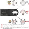 thumbnail image 6 of 100/48PCS Oscillating Multi Tool Saw Blades for Fein Multimaster Dremel Makita Bosch, 6 of 11