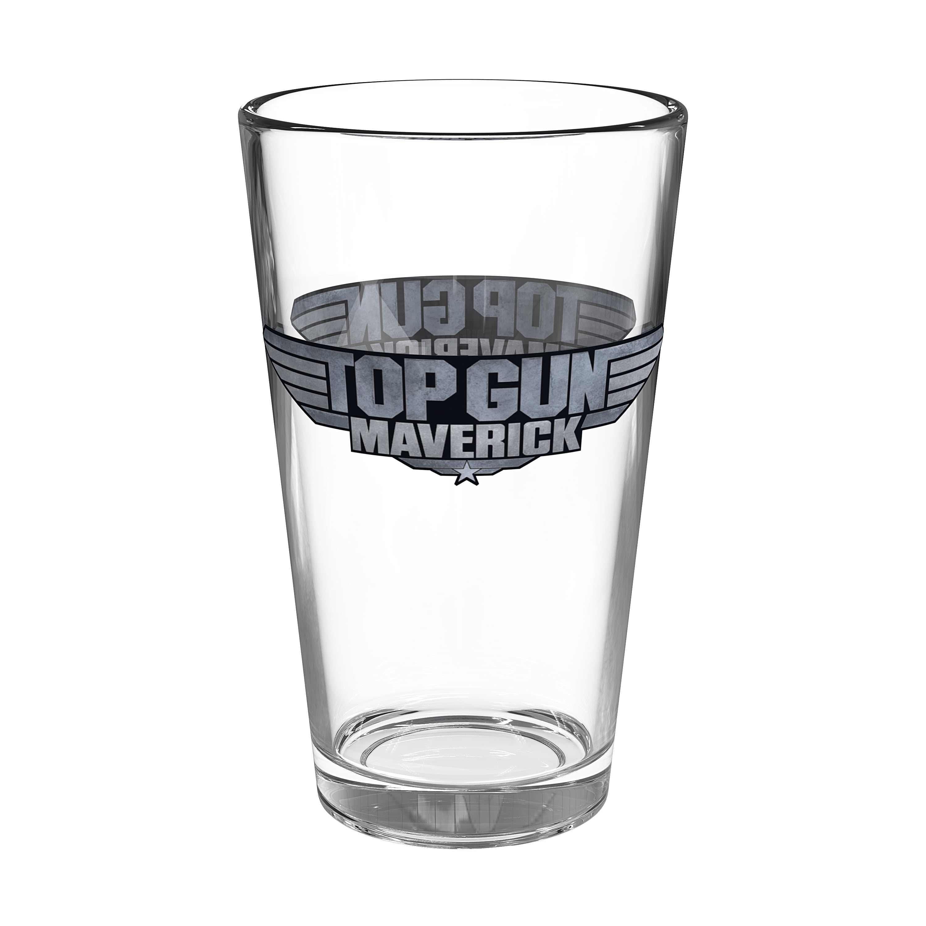(2 pack) Zak Designs Top Gun 16oz Pint Glass