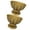 Style 2, variant on JZROCKER Stylish Flower Vases for Tabletops Set of 2 Small Iron Compote Bowls with Elegant Charm for Wedding Supplies and Event