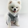 thumbnail image 4 of Pet Clothes Shirt Suit Waistcoat Vest Stylish For Dog Cat Wedding Suit, 4 of 7