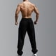 thumbnail image 3 of Pantalones largos para hombre, pantalones casuales con cordones elásticos, pantalones deportivos para hombre, 3 of 3
