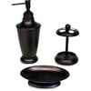 Better Homes and Gardens Bronze-Tone 3-Piece Bath Accessories Set