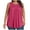 Hot Pink, variant on UYISJ Plus Size Tank Tops for Women Sleeveless Crew Neck Pleated T Shirt Summer Casual Loose Tunic Blouses Gray L