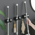 thumbnail image 4 of Tumotour Rack Mop And Besom Rack Wall Mounted Organizer Wall Mounted Heavy-duty Rack Kitchen Laundry Room Garden Storage Rack, 4 of 6
