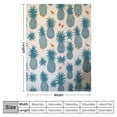 thumbnail image 4 of ONETECH  Pineapple Blanket Soft and Cozy Tropical Fruit Pattern Throw Great Gifts for Kids Boys and Girls, 4 of 6