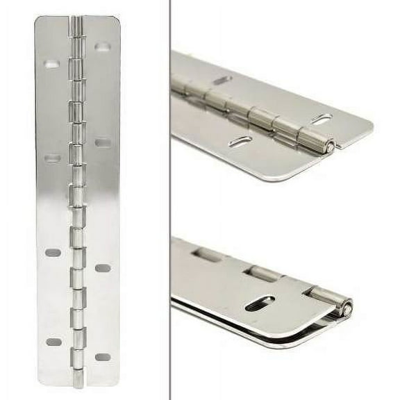 Boat Piano Hatch Hinge | 16 Gauge 2 x 9 Inch Stainless