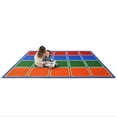 thumbnail image 5 of Joy Carpets Kid Essentials Blocks Abound 5'4" x 7'8" Area Rug in Color Primary, 5 of 5