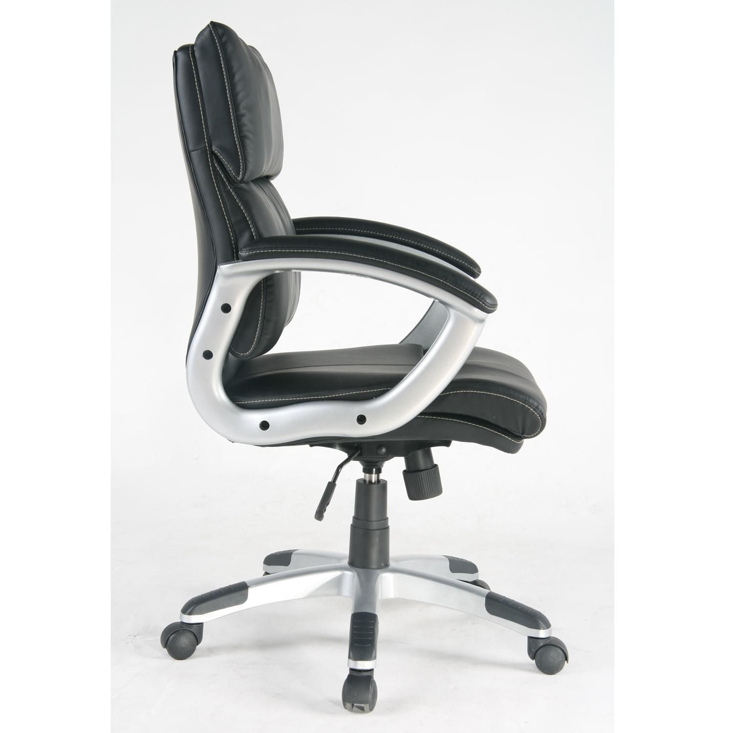 TygerClaw Mid Back PU Leather Office Chair