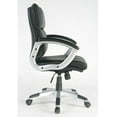 thumbnail image 2 of TygerClaw Mid Back PU Leather Office Chair, 2 of 3