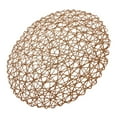 thumbnail image 1 of 1 Piece 38cm Round Straw Woven Cup Mats Rattan Table Placemat for Home Restaurant Coffee, 1 of 8