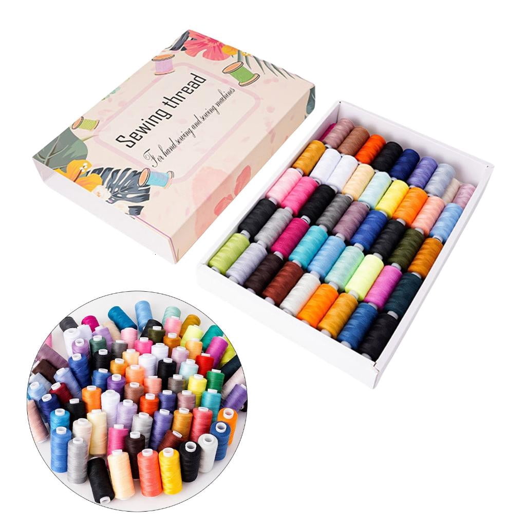 88 Spools Polyester Sewing Thread Sewing Thread 400Yards/Spool for Sewing Machine Hand Stitching Embroidery Quilting
