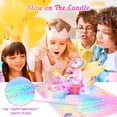thumbnail image 3 of Tarjeta de cumpleaños FITMITE Unicornio 3D emergente con luz y música, 3 of 7