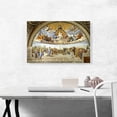 thumbnail image 2 of ARTCANVAS Disputation of the Holy Sacrament 1510 Canvas Art Print by Raphael - Size: 26" x 18" (0.75" Deep), 2 of 9
