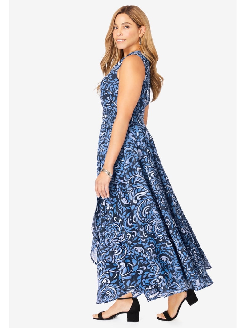 Jessica London Women's Plus Size Georgette Flyaway Maxi Dress - Walmart.com