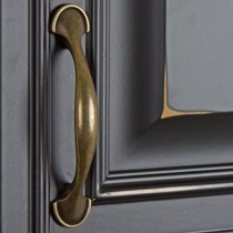 Gliderite 3 Inch Antique Brass Footed Arch Cabinet Pull Pack Of