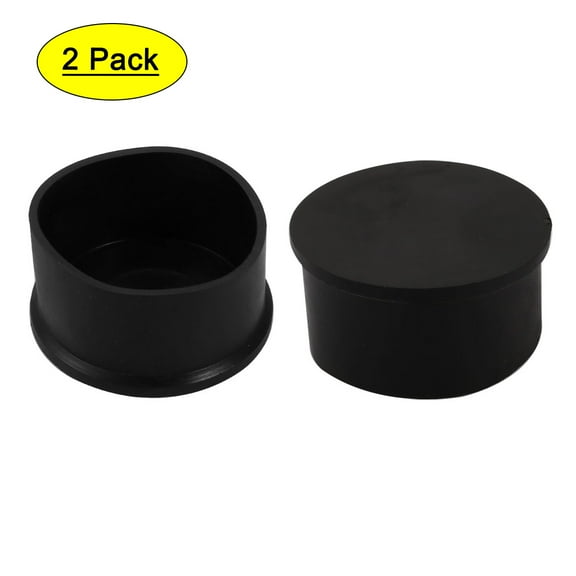 60mm Inner Diameter Chair Leg Floor Protectors Table Feet Tips Covers Caps 2pcs