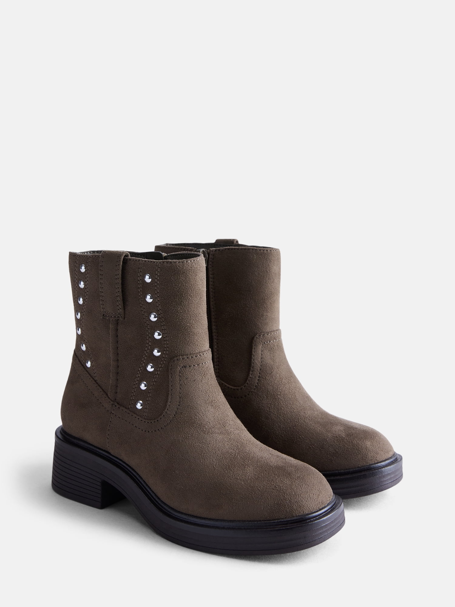 Wonder Nation Girls Studded Chelsea Boots
