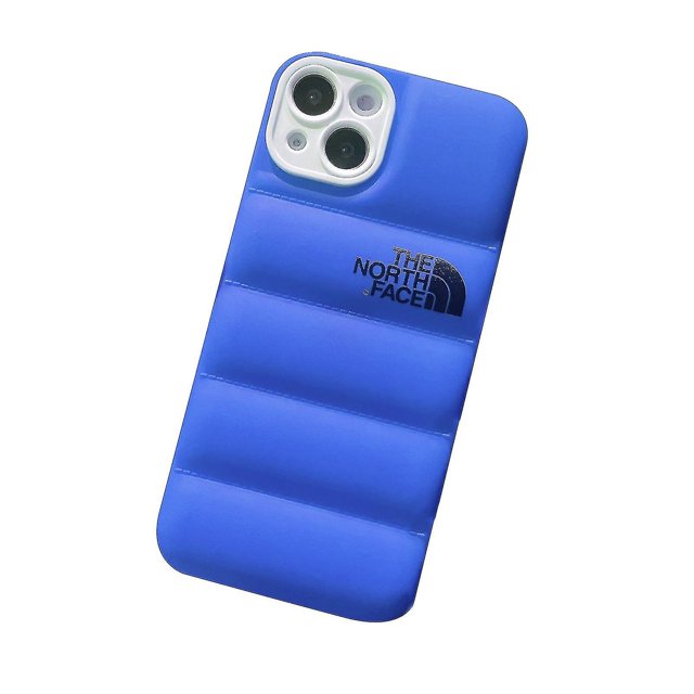 Chaqueta de invierno con plumón 3D, funda de tela suave para teléfono, funda a prueba de golpes 3D bonita para iPhone 15 Promax/14 Promax
