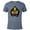 Denim Snow Heather, variant on Disney 100 Villains Evil Queen Witch Snow White Halloween - Short Sleeve Blended T-Shirt for Adults - Customized-Graphite Snow Heather