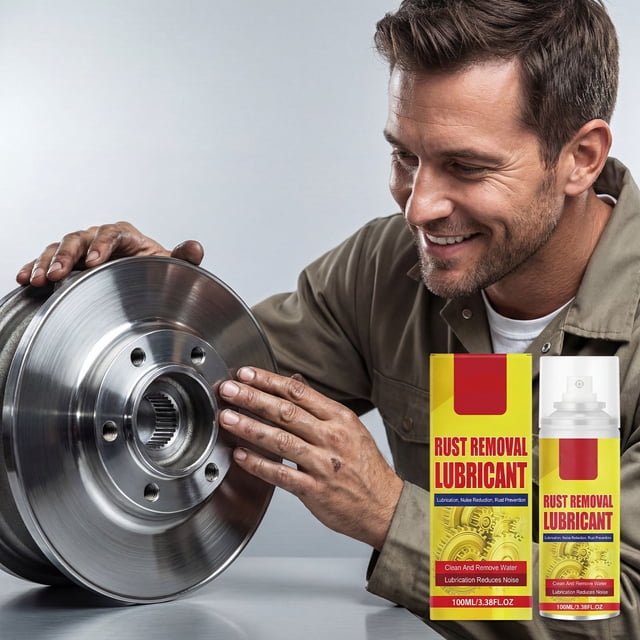 karymi 100ml Rust Remover Spray Multi-Purpose Gentle Metal Cleaner Surfaces Restoration and Polish for Machines Parts Tools and Hardware Holiday Gifts
