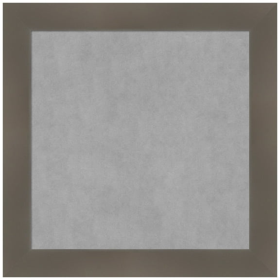 Amanti Art Edwin Clay Grey Framed Magnetic Board 14 x 14 in.