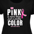 thumbnail image 4 of Inktastic Breast Cancer Pink is More Than Just a Pretty Color Women's Plus Size T-Shirt, 4 of 5