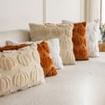 thumbnail image 2 of Pumpkin Pattern Pillowcase Solid Color Hide Zipper Soft Wool Velvet Pillow Case Halloween Cushion Cover Home Decor, 2 of 7