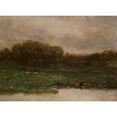 thumbnail image 3 of Edward Mitchell Bannister 18x14 Black Modern Framed Museum Art Print Titled - Summer Twilight, 3 of 5
