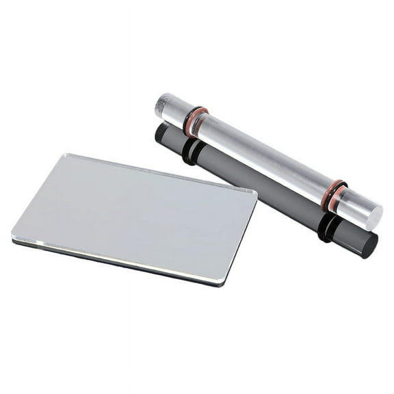 2Pieces Polymer Clay Tools, Acrylic Roller for Polymer Clay with Thick Ring, Clear Clay Art Craft DIY Polymer Clay Tools