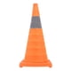 thumbnail image 1 of Cono de seguridad vial plegable con collar reflectante, multiusos para practicar la conducción y el estacionamiento en carretera., 1 of 14