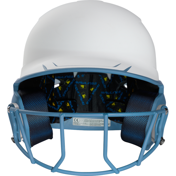 Rawlings Mach Ice Fastpitch Softball Batting Helmet with Face Guard