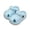 Blue, variant on Summer Toddler Kids Lightweight Classic Clogs Solid Color Swivel Ankle Strap Resistant Sandals Outdoor Breathable Footwear Cute Eva Water Shoes Size 3-4 Years Blue
