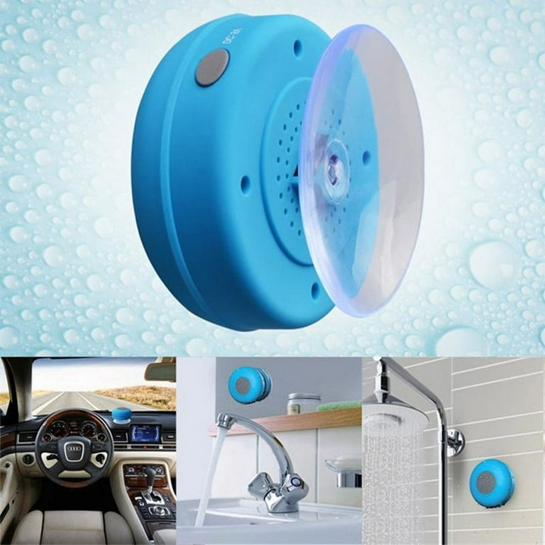 Large Suction Cup Waterproof Bluetooth Speaker Bluetooth Audio Portable  Bathroom Audio Suction Cup Speaker - Walmart.com