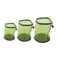 thumbnail image 4 of 3 piezas Bolsas de bolas de golf Saco de organizador de equipos deportivos para lavar juguetes gimnasios Verde, 4 of 8