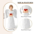 thumbnail image 5 of Guardian Angel Figurine Holding Heart – Healing Sympathy Gift for Women, Home Decor Accent, 5 of 7