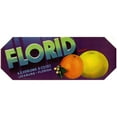 thumbnail image 2 of Anonymous 14x8 Gold Ornate Wood Frame and Double Matted Museum Art Print Titled - Florid Brand Citrus Label (1930-1950), 2 of 4