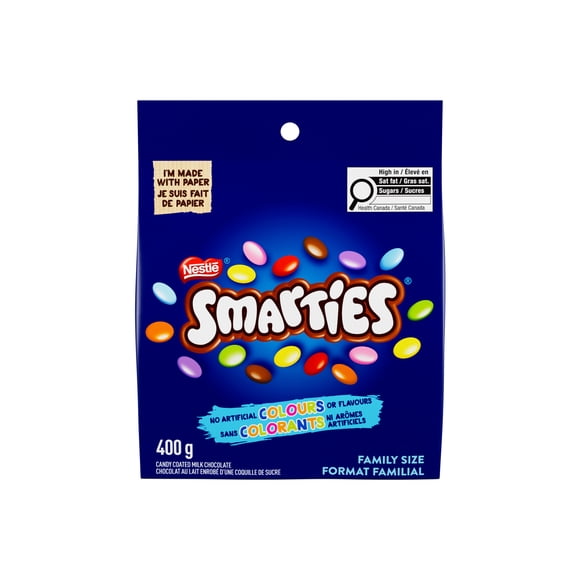 Smarties Candy Coated Milk Chocolate Family Pouch