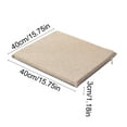 thumbnail image 3 of Suncoda Seat Cushion, Chair Linen Cushion Non Slip Indoor Seat Mat Suitable for Home Office Seat Cushion, 3 of 6