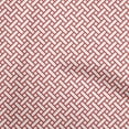 thumbnail image 1 of oneOoneCottonCambricRedFabricGeometricSewingFabricByTheYardPrintedDiyClothingSewingSupplies56InchWide, 1 of 4