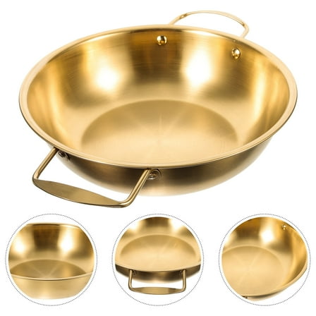 Toyandona Kitchen Pot Stainless Steel Steaming Cooking Pot for Families at Kitchen Use 1Pcs