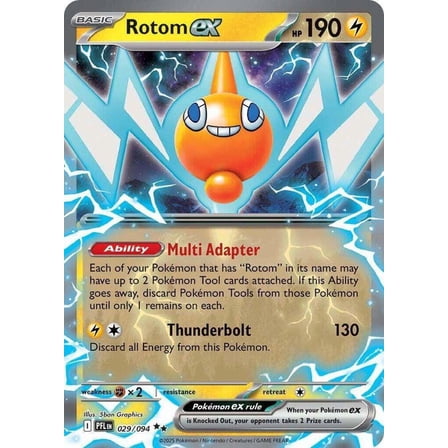 Pokemon Phantasmal Flames Double Rare Rotom ex #29