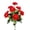 🥝 Red_Hot#260, variant on Independence Day Fake Flower Bouquet - Artificial Gerbera Chrysanthemum Feverfew Spray • Handmade Silk Fabric • Realistic Multi Bloom Decor for Table, Living Room, Party