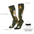 thumbnail image 4 of KLL Mallard Ducks Wild Birds Print Cool Socks Men's Women's Crew Socks Funny Crazy Novelty Stockings, 4 of 6