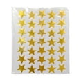 thumbnail image 1 of 10 Sheets Award Flash Sticker Five-pointed Flash Sticker Mother Star Removable Mother Praise Label Decorations Reward Decals Children Students Gold, 1 of 7