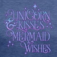 thumbnail image 3 of CafePress - UNICORN KISSES And MERMAID WISHES T Shirt - Womens Tri-blend T-Shirt, 3 of 4