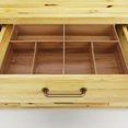 thumbnail image 1 of OUNONA 1Pcs Multi Grid Storage Box Wood Material Simple Design Cash Container for Adults Home Use, 1 of 8