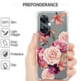 thumbnail image 7 of CoverON Phone Design For Oneplus Nord N30 5G / Oneplus Nord CE 3 Lite Case, Clear Flexible Soft Rubber Slim TPU Cover, Peony Flower, 7 of 7