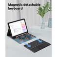 thumbnail image 4 of Detachable Backlit Keyboard Case for iPad 10th/11th Gen A16, Trackpad & Pencil Holder，Black, 4 of 17